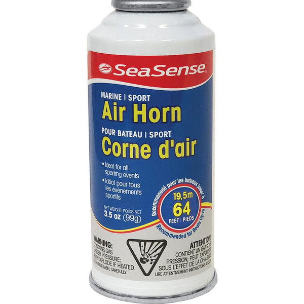 SeaSense Bocina De Aire – Tamaño Jumbo 8 Oz , 127 DB – Alto Rango De 1 Milla, Cumple Con Los Estandares Epa Y Uscg Ideal Para Seguridad En Barco SeaSense Bocina De Aire – Tamaño Jumbo 8 Oz , 127 DB – Alto Rango De 1 Milla, Cumple Con Los Estandares Epa Y Uscg Ideal Para Seguridad En Barco