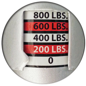 SEACOAT Weight Indicator Safety Swing-Up Trailer Jack | 800 lb