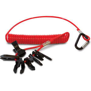 Universal Kill Switch with Coiled Lanyard