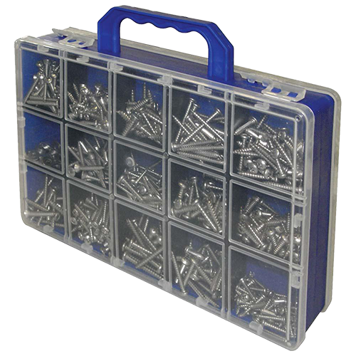 Stainless Steel Deluxe Screw / Fastener Kit - SeaSense | Marine Products