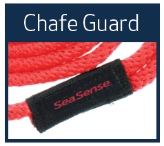 Multi-Filament Pre-Spliced Solid Braid Dock Line with Chafe Guard
